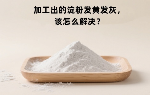 加工出的紅薯淀粉發(fā)黃、發(fā)灰？該怎么解決？
