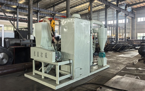 按時裝車！印度客戶從東盈訂購的400型電纜線回收設(shè)備發(fā)貨了！