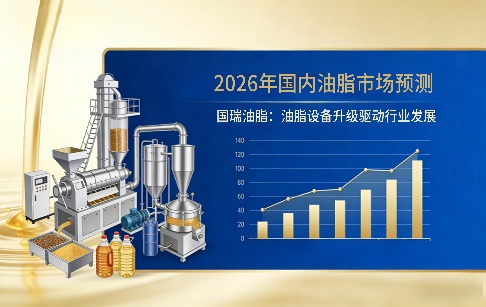 2026年國內(nèi)油脂市場(chǎng)預(yù)測(cè)，國瑞油脂設(shè)備助力企業(yè)產(chǎn)能升級(jí)