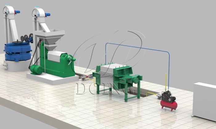 棕櫚仁壓榨產(chǎn)線