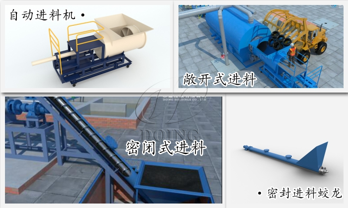 輪胎裂解設(shè)備進料系統(tǒng)